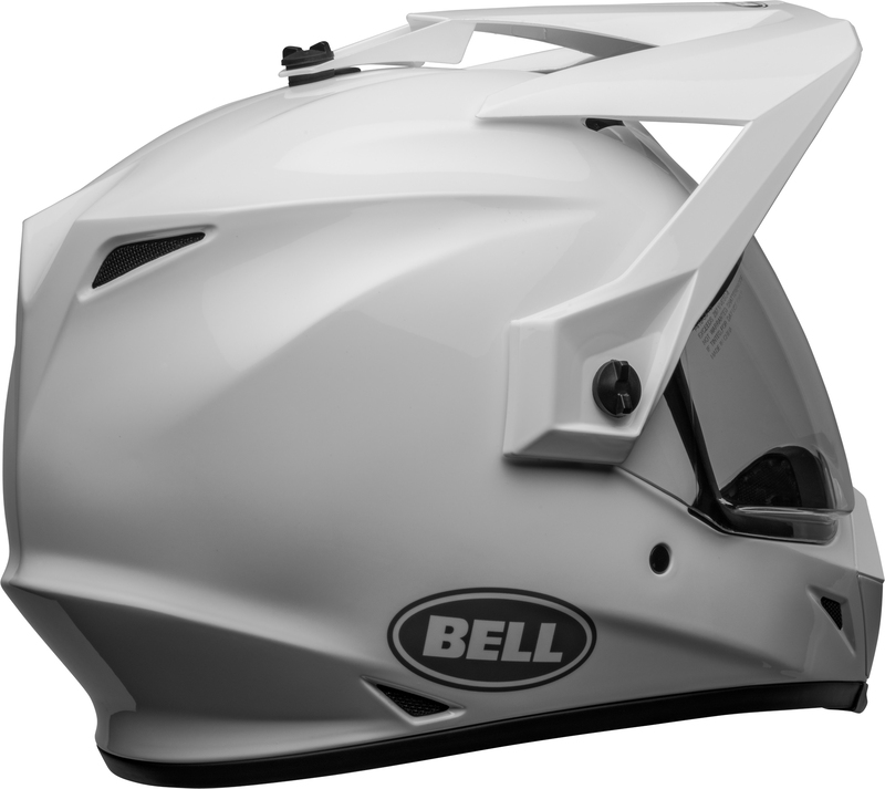 BELL MX-9 Adventure MIPS Helm - Gloss White BELL MX-9 Adventure MIPS Helm - Gloss White