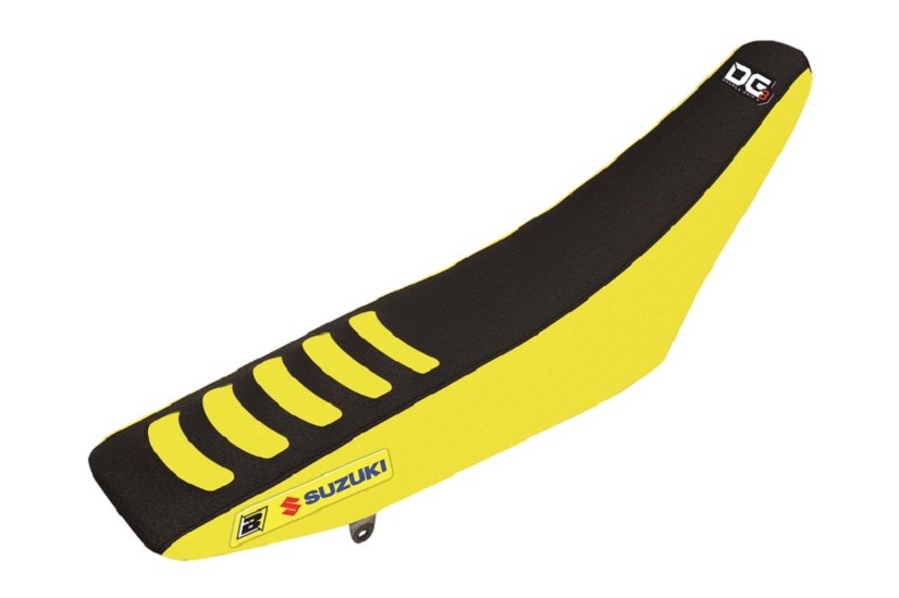 BLACKBIRD Double Grip 3 Sitzbankbezug gelb/schwarz passend für Suzuki RM-Z450