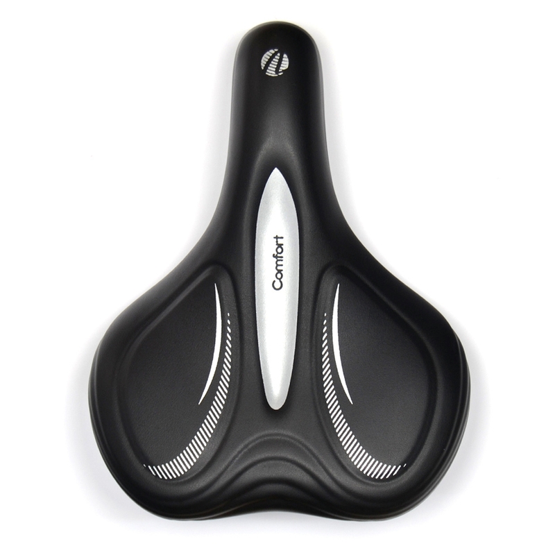 VELO Bike Saddle Cruiser comfort Black Zone cut