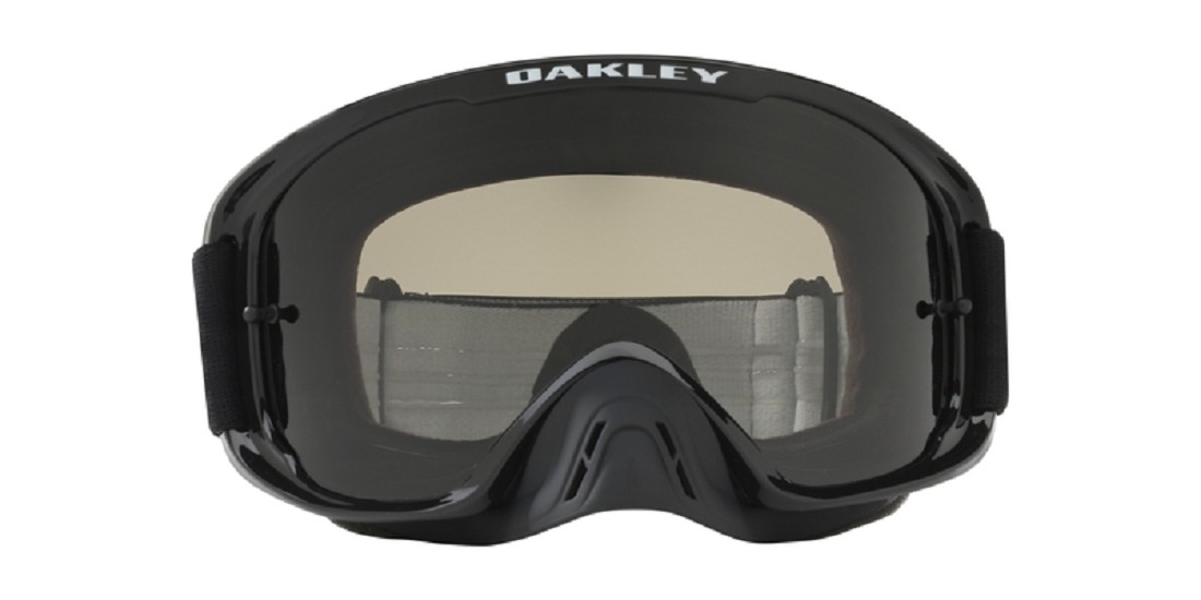 OAKLEY O Frame 2.0 Pro Sand MX Goggle Jet Black Dark Grey Lens