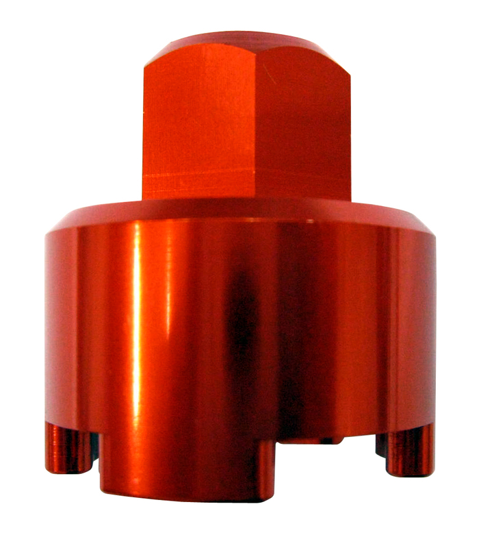 BIHR Stecknuss für Verschlusskappe der Druckstufen-Cartridge Gabel WP / passend für KTM BIHR Stecknuss für Verschlusskappe der Druckstufen-Cartridge Gabel WP / passend für KTM