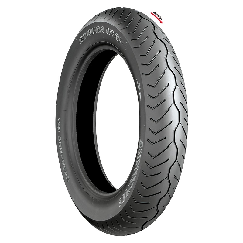 BRIDGESTONE Reifen EXEDRA G721 G passend für Yamaha XVS1300CU 120/70-21 M/C 62H TL