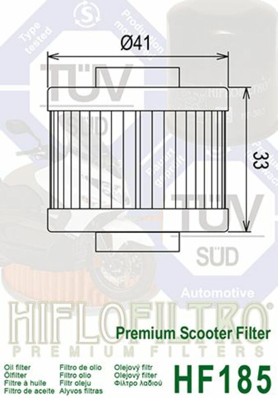 HIFLOFILTRO Ölfilter - HF185
