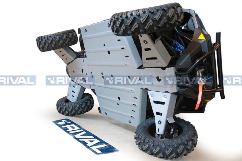 RIVAL Unterfahrschutz Komplett-Kit - Aluminium Polaris General