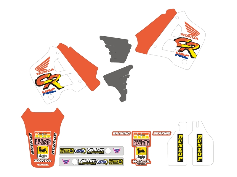 TECNOSEL Complet Set Team passend für Honda 1991