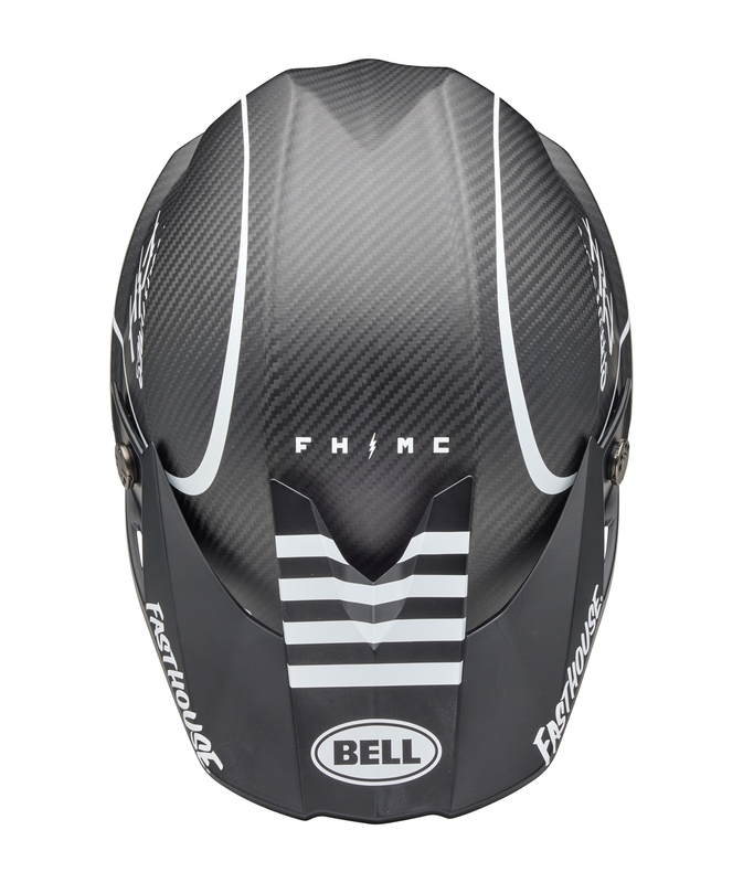 BELL Moto-10 Spherical Mips Helm - Fasthouse Raven Matte Black/White