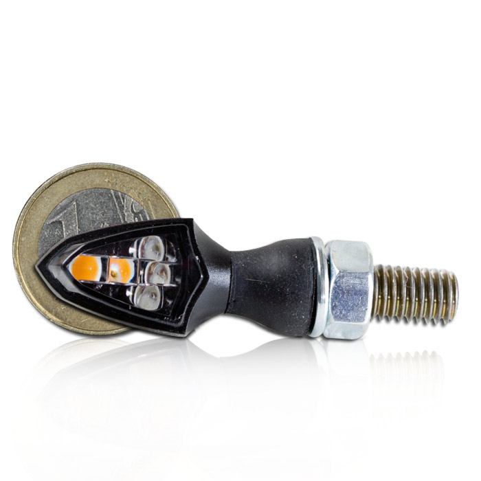 SMD-Blinker-RL Kombi SHIELD schwarz ABS