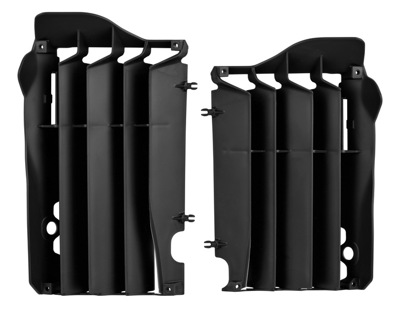 Kühlerabdeckung Polisport schwarz passend für Kawasaki KX250F Kühlerabdeckung Polisport schwarz passend für Honda CRF250R