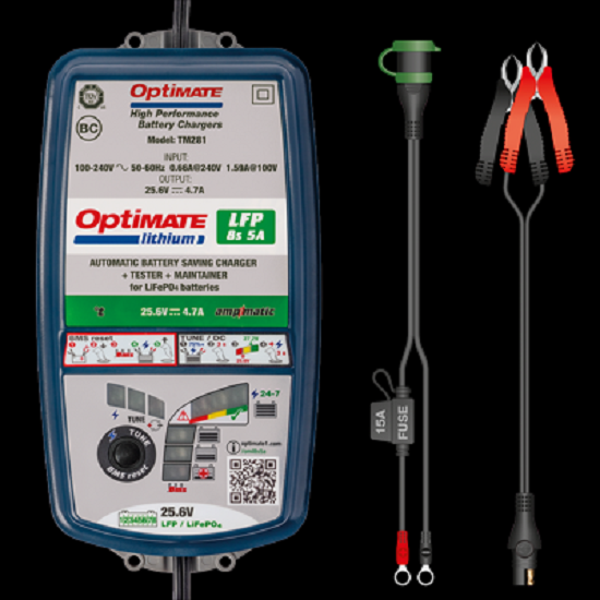 Batterieladegerät OptiMATE Lithium 8S 5A 10-stufig, 25.6V/26.4V 5A Lithium Batterieladegerät OptiMATE Lithium 8S 5A 10-stufig, 25.6V/26.4V 5A Lithium