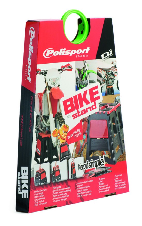 POLISPORT Motorradständer Schwarz POLISPORT Motorradständer Rot
