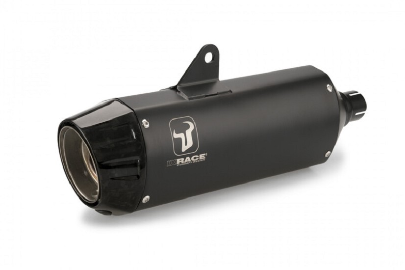 IXRACE Desert Edelstahl-Endtopf passend für Honda X-ADV 750, 17-20 (RC95), X-ADV 750, 21- (RH10)