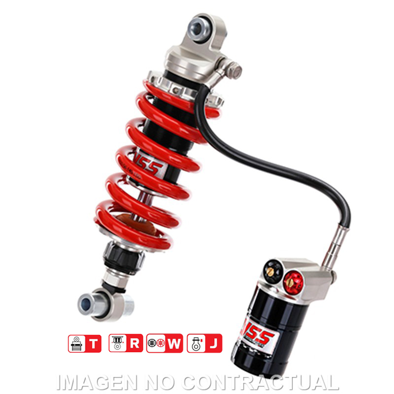 Federbein X456-Serie Mono hinten passend für Yamaha YZF-R25 for Racing (14-), YZF-R3 (15-) MX456-280TRWJ-27-858 Federbein X456-Serie Mono hinten passend für Yamaha YZF-R25 for Racing (14-), YZF-R3 (15-) MX456-280TRWJ-27-858