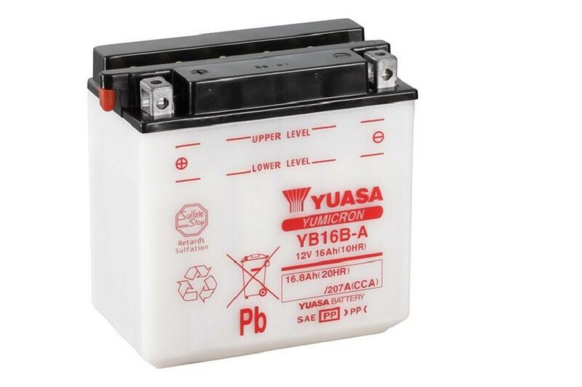 YUASA Blei/Säure Batterie ohne Säurepack - YB16B-A YUASA Blei/Säure Batterie ohne Säurepack - YB16B-A