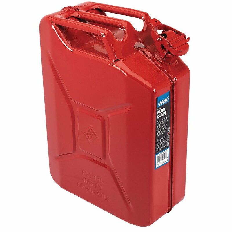 DRAPER Stahl Kanister - Rot 20L