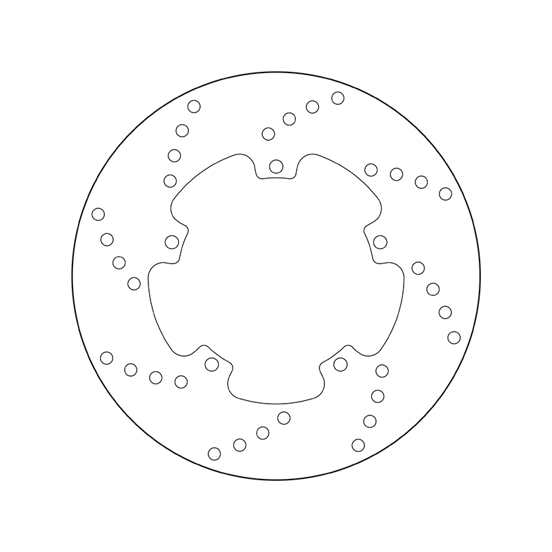 BREMBO Serie Oro rund starr Bremsscheibe