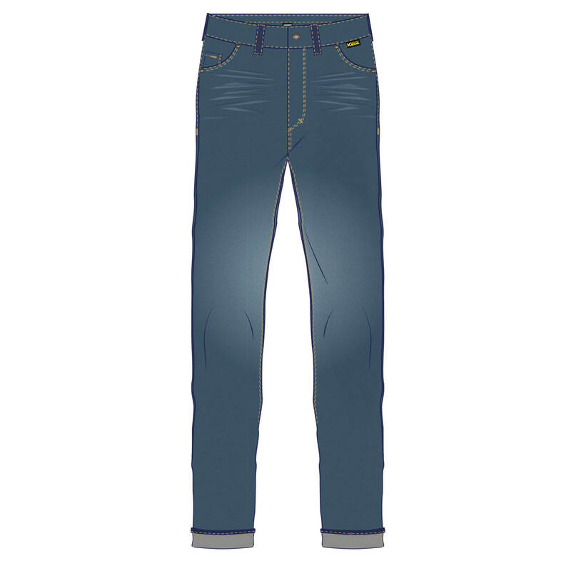 RST Tapered-Fit Verstärkte Jeans - Blau Größe L Long Leg