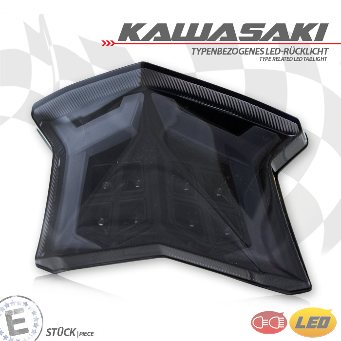 LED-Rücklicht passend für Kawasaki Ninja / Z650 /Z900 / Z-H2