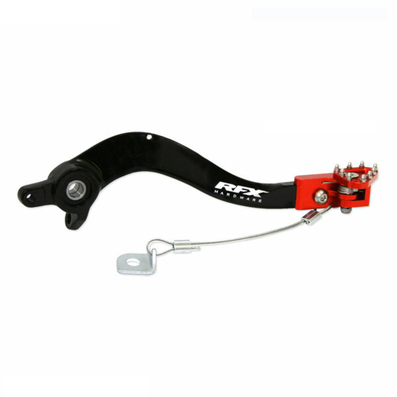 RFX Pro FT Hinterradbremshebel - Schwarz/Orange