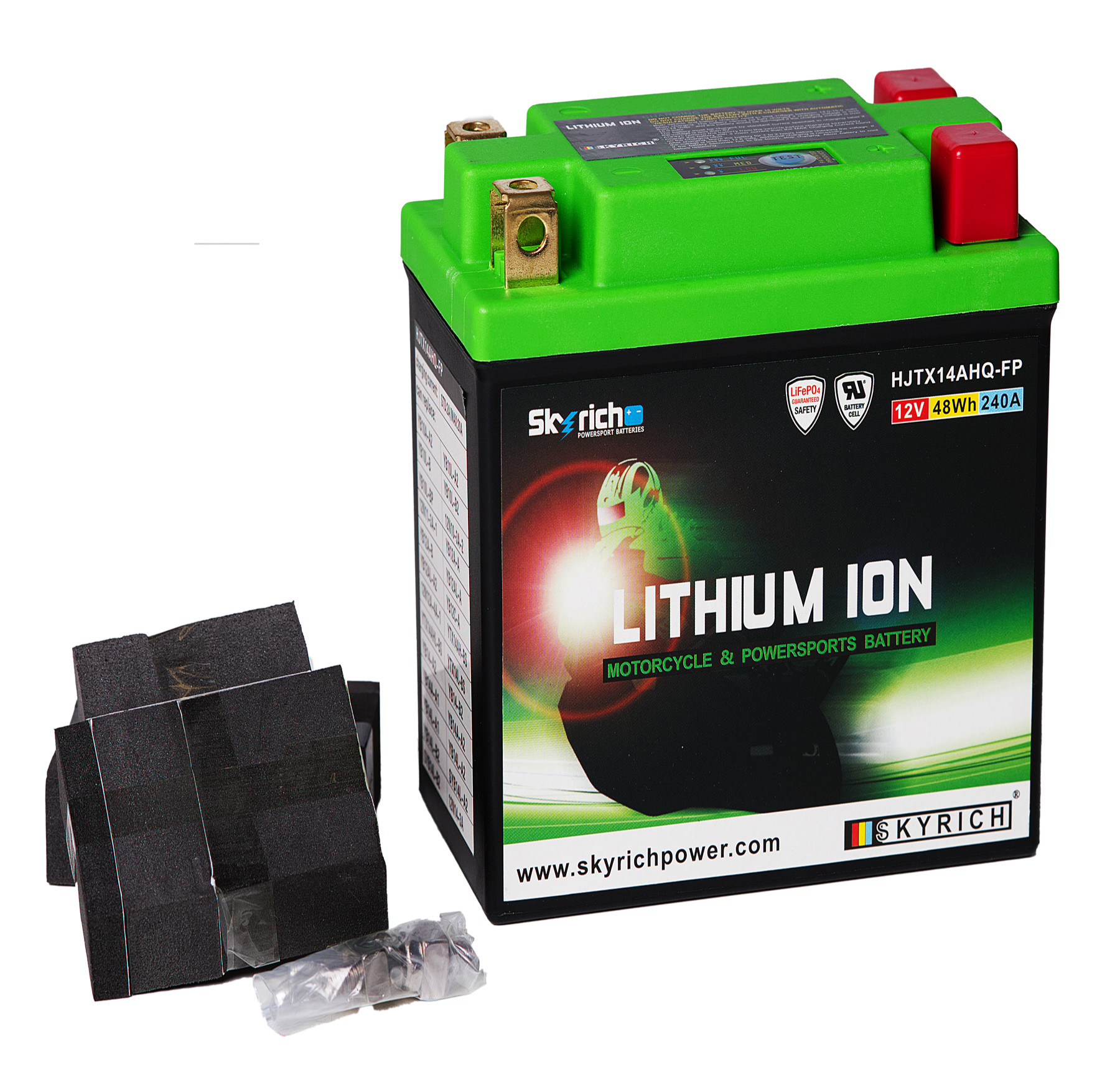 Batterie SKYRICH HJTX14AHQ-FP [134x75x133] 12,8V/4AH (10 Std.), 48 Wh, CCA: 240