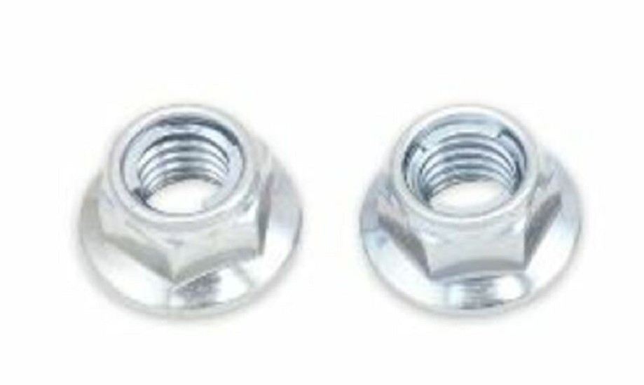 BOLT Selbstsichernde Flanschmuttern Stahl M8x1,25mm Schlüsselweite 12mm 10Stück BOLT Selbstsichernde Flanschmuttern Stahl M8x1,25mm Schlüsselweite 12mm 10Stück