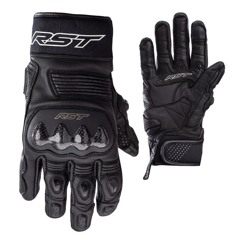 RST Freestyle II Handschuhe Leder Schwarz Größe S