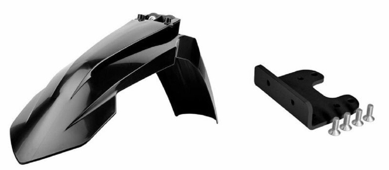 POLISPORT Kotflügel vorn Restyled Schwarz with adapter passend für KTM