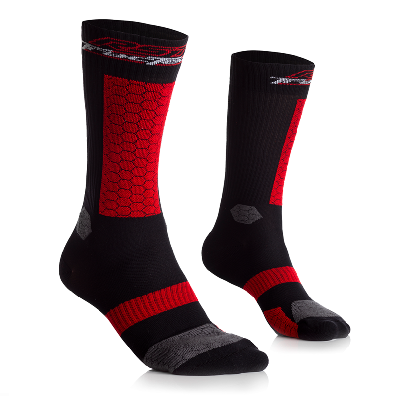 RST Tractech Socks - Black/Red Size S