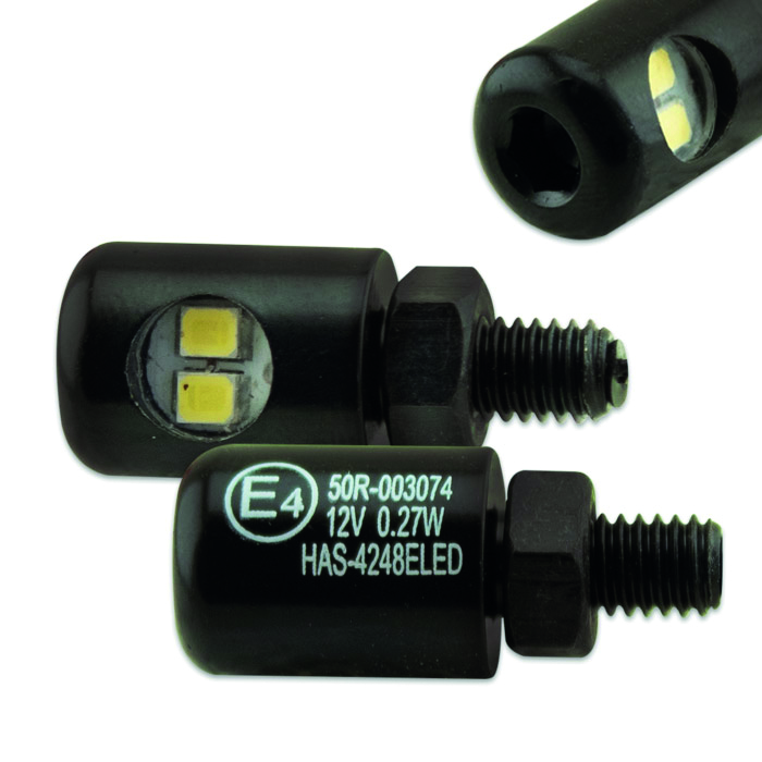 LED-Kennzeichenbeleuchtung Byte schwarz Alu LED-Kennzeichenbeleuchtung Byte schwarz Alu