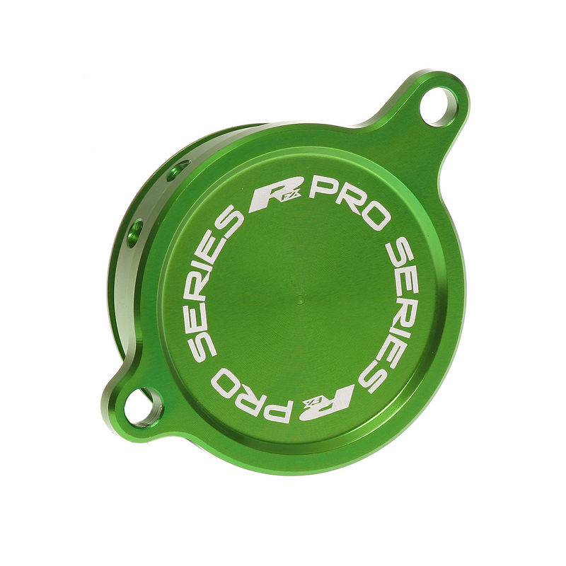 RFX Pro Ölfilterdeckel (Grün) - passend für Kawasaki KXF450