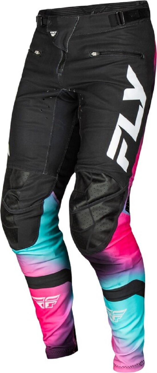 FLY RACING Rayce Jugend Fahrradhose - Fuschia/Schwarz/Teal