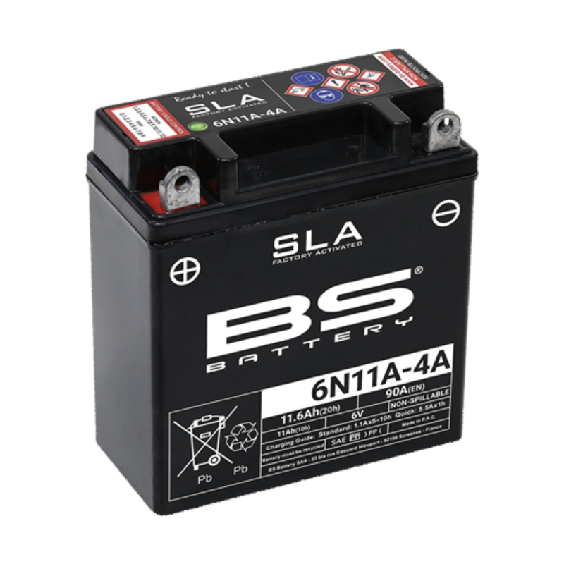 BS BATTERY AGM SLA vorgeladen - wartungsfrei - 6N11A-4A BS BATTERY AGM SLA vorgeladen - wartungsfrei - 6N11A-4A