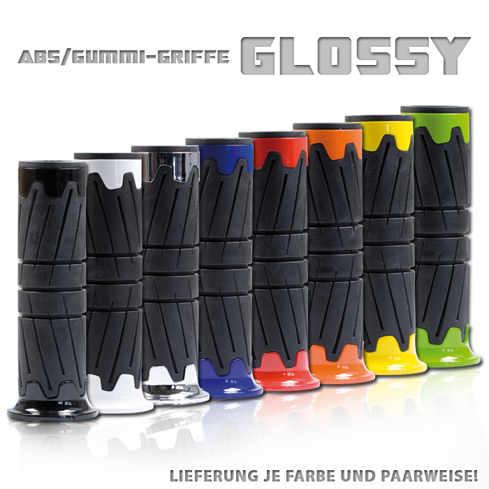 ABS/Gummi-Griffe Glossy