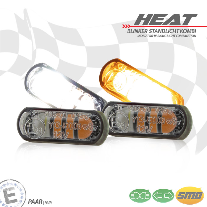 SMD-Einbaublinker-Positionslicht Heat