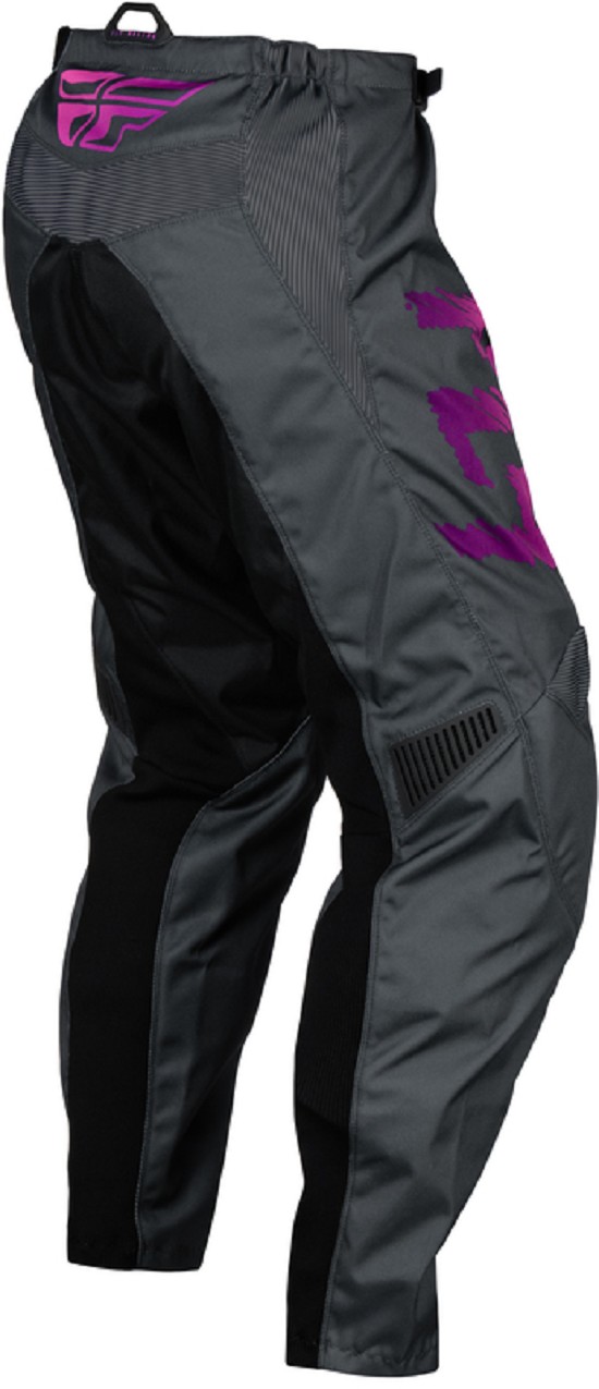 FLY RACING F-16 Jugend Hose - Grau/Anthrazit/Rosa