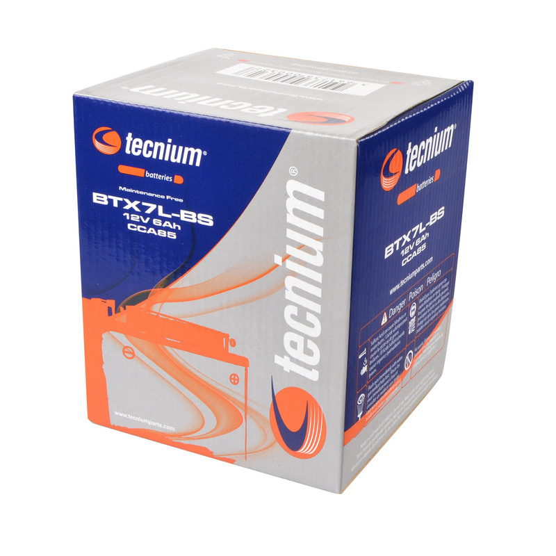 TECNIUM Wartungsfreie Batterie mit Säurepack - BTX7L-BS