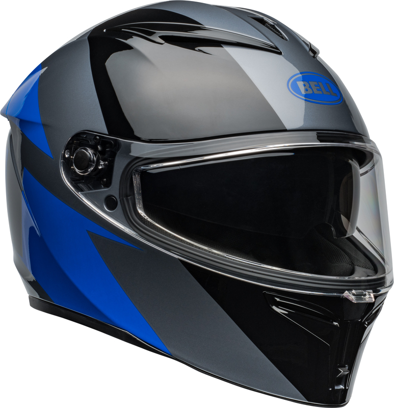 BELL Lithium Helm - Shear Gloss Gray/Blue