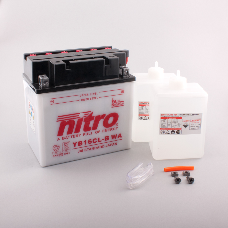 Batterie NITRO NB16CL-B (CP) mit Säurepack 12V/19Ah [175x100x175] CCA=240A