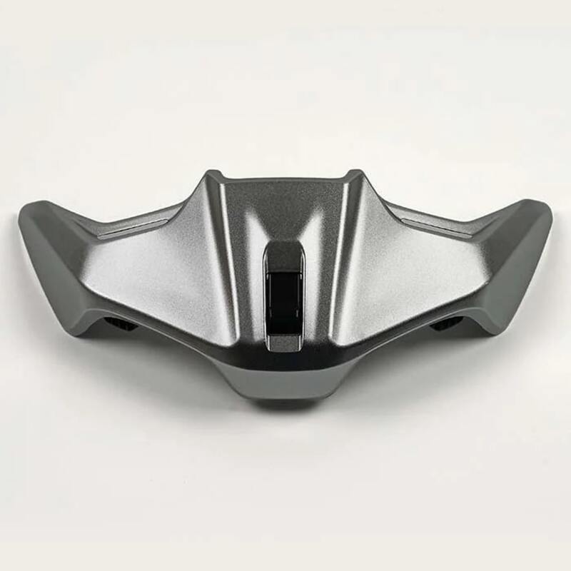 ARAI Dual Flow Spoiler Pearl Black Full Face Helmet ARAI Dual Flow Spoiler Aluminium Silver Full Face Helmet