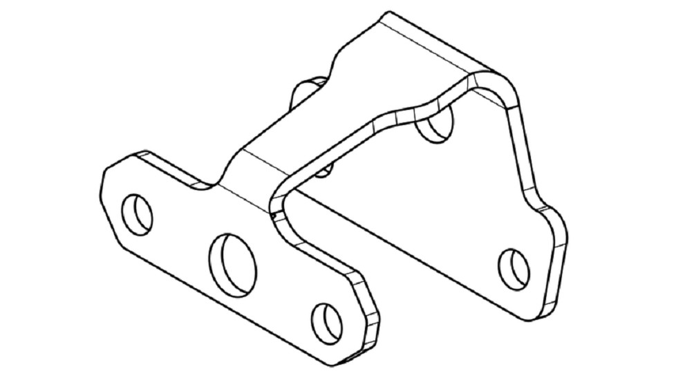 HIGHSIDER pro Kennzeichenbeleuchtungshalter-XL