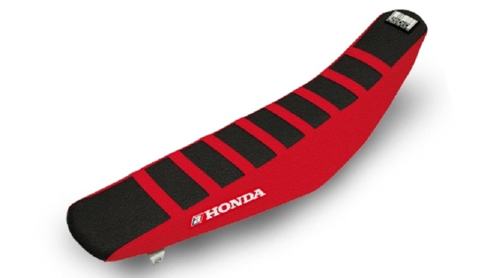 Sitzüberzug Zebra Blackbird schwarz/rot passend für Honda CRF250/450R Sitzüberzug Blackbird Zebra passend für Honda CR125/250