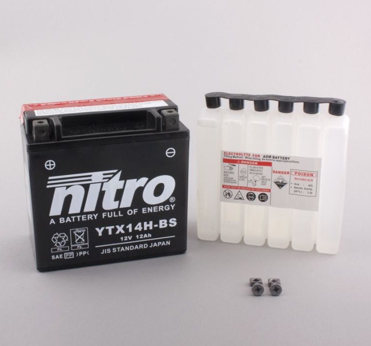 Batterie Nitro YTX14H-BS 12AH MF
