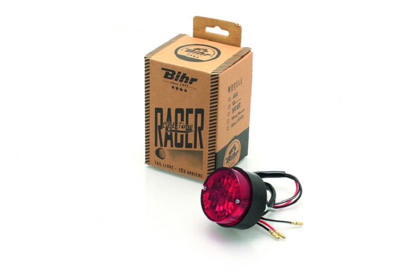 BIHR Beacon Vintage Rückleuchte Homologierte Schwarz