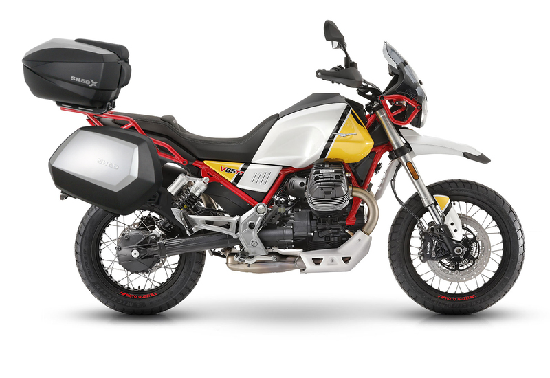 SHAD 4P System Montagesatz (seitlich) - Moto Guzzi V 8TT SHAD 4P System Montagesatz (seitlich) - Moto Guzzi V 8TT