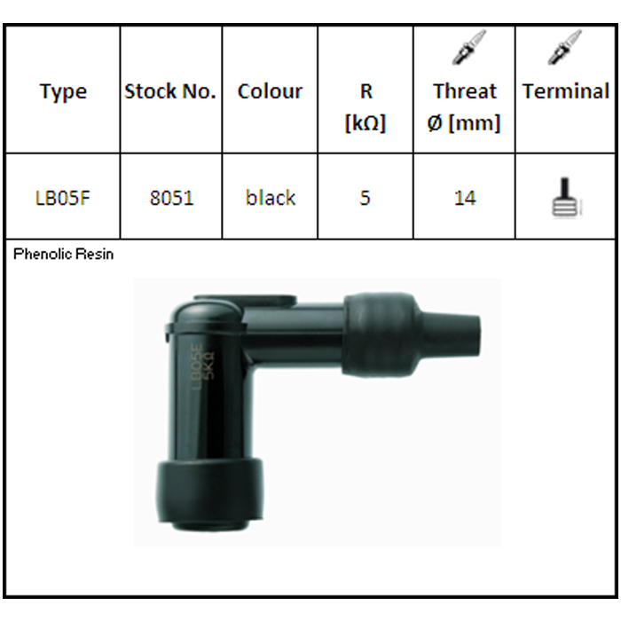 NGK Zündkerzenstecker LB05F