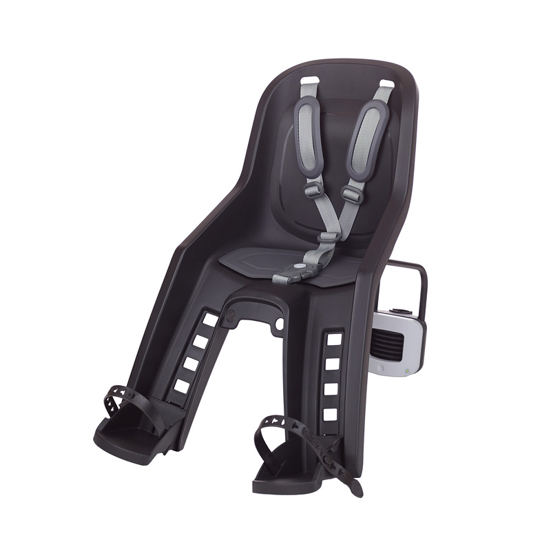 POLISPORT Bubbly Mini Plus FF Front Child Bike Seat Frame Mounting - Black/Dark Grey