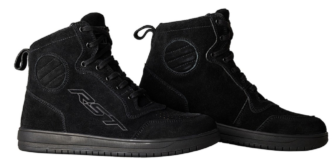 RST Hi-Top Stiefel - Schwarzes Wildleder