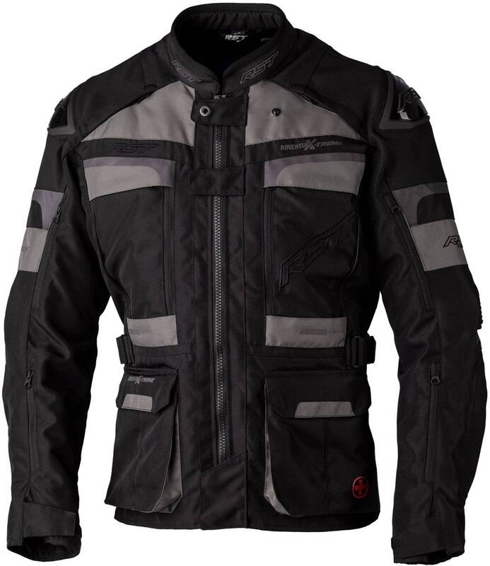 RST Race Dept Adventure X-Treme CE Textil-Jacke - Schwarz/Grau/Schwarz Größe 4XL RST Race Dept Adventure X-Treme CE Textil-Jacke - Schwarz/Grau/Schwarz Größe 4XL