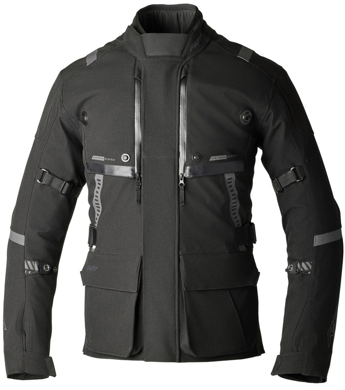 RST Pro Series Vulcan CE Textil-Jacke - Schwarz-Schwarz