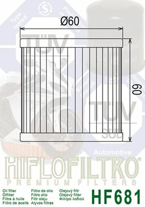 HIFLOFILTRO Ölfilter - HF681