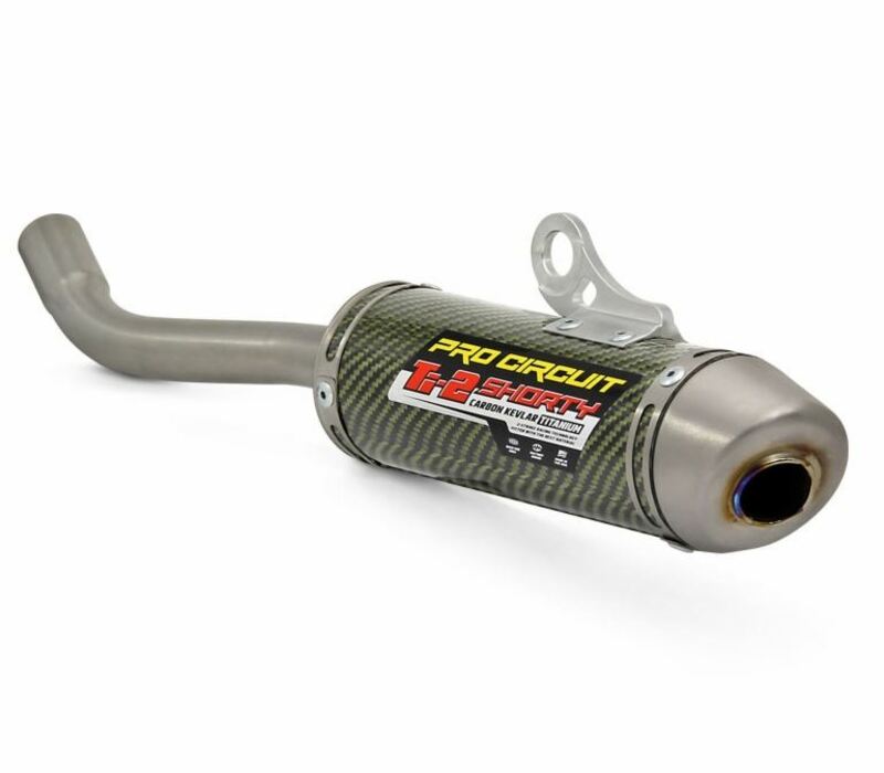PRO CIRCUIT Ti-2 Schalldämpfer Carbon/Endkappe Titan passend für Yamaha YZ-125 PRO CIRCUIT TI-2 Shorty Schalldämpfer Carbon/Endkappe Titan passend für Yamaha YZ85